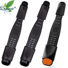 CTDMJ Adjustable Measuring Spoons Set of 3 Measuring Spoons Adjustable Cooking Measuring Spoon Adjustable Spoon Double End Dosing Spoon Adjustable 9 Stands Cooking Spoon for Sugar Salt Coffee Milk