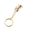 Brass Tuba Key Chain Miniature Golden Musical Instrument Key Chains