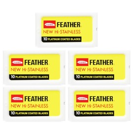 Feather - 50 Double Strand Razor Blades