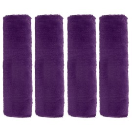 sourcing map 4pcs Car Seat Belt Pad Soft Fiber Seatbelt Shoulder Strap Covers Comfortable Driving Cushion Universal Car Accessories for Car, Purple