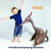 HOHQB - Flotador inflable para fiestas de cumpleaños con dinosaurios
