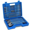 BeHappy 17Pcs SDS Plus Rotary Hammer Drill Bit Set,Concrete Drill
