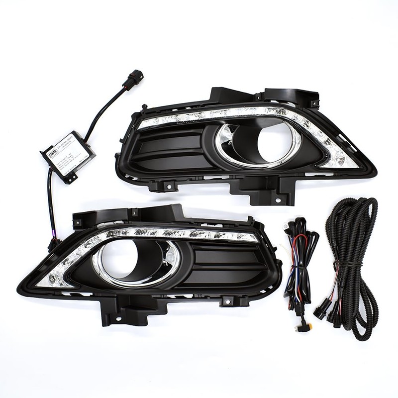 ECAHAYAKU Front Bumper Fog Lamp Compatible With Ford Fusion 2013