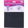 ALLARY CORPORATION Blue Denim, 21"X5" Allary Iron On Patching Fabric