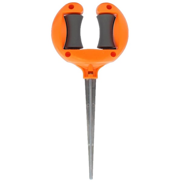 Heavy-Duty Garden Hose Guide Stake – 360° Smooth-Rolling Hose Roller