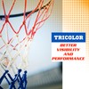 PRISP Nylon Tricolour Basketball Net - Weather Resistant All Courts