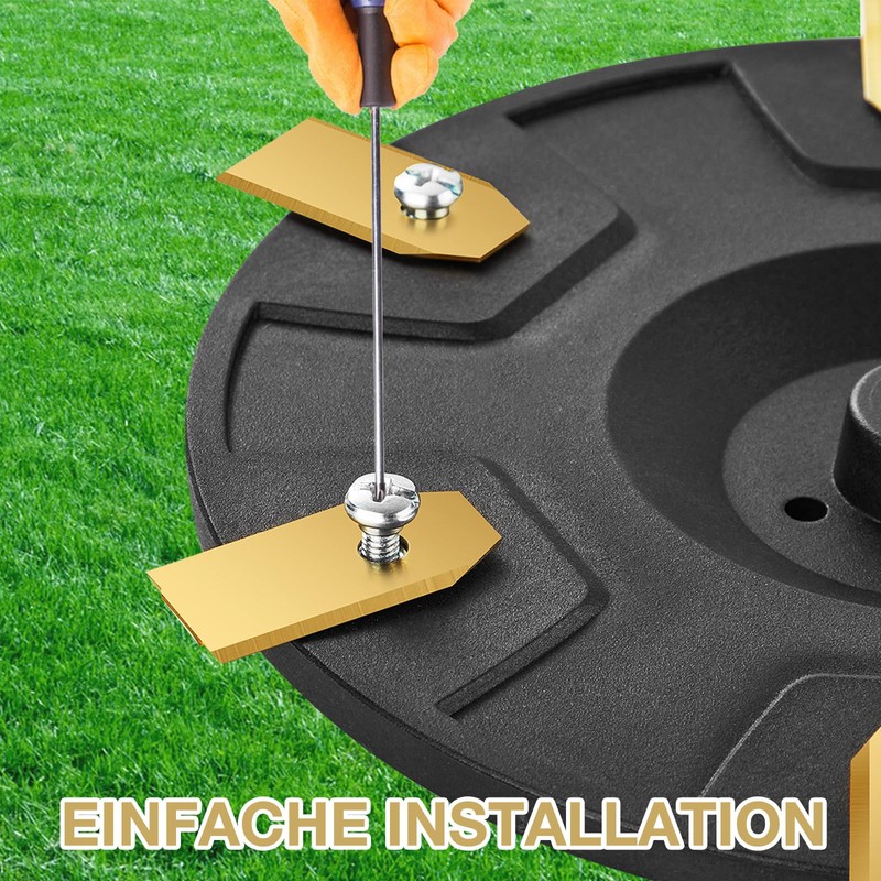 Robotic Lawnmower Blades Titanium, Robotic Lawnmower Blades Compatible with Husqvarna,
