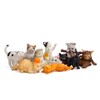 10 Pcs Deluxe Cat Figurines Playset, Cute Cat Figures, Mini