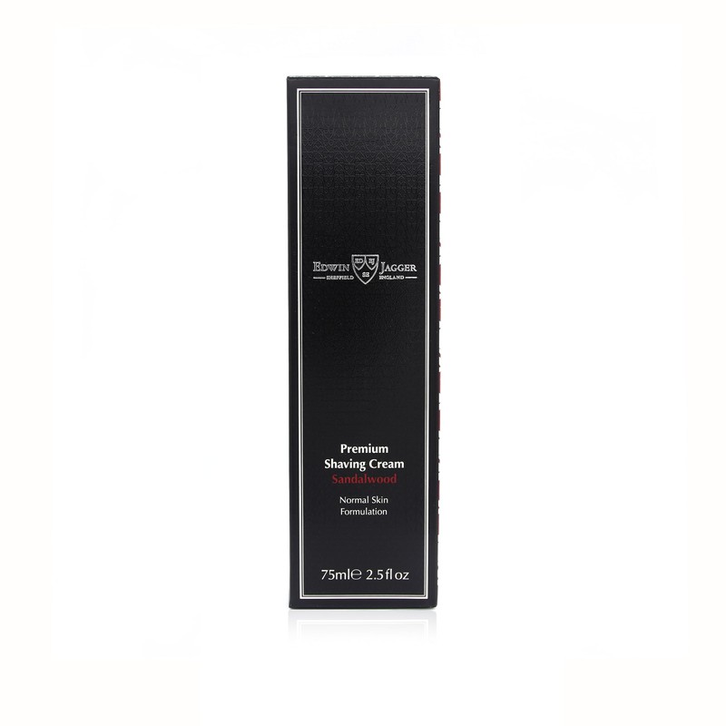 Edwin Jagger SCSWT Sandalwood 99.9% Natural Premium Shaving Cream 75ml