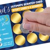 RED OCEAN Novelty Scratch Card for Dad, Birthday, Dad Scratch