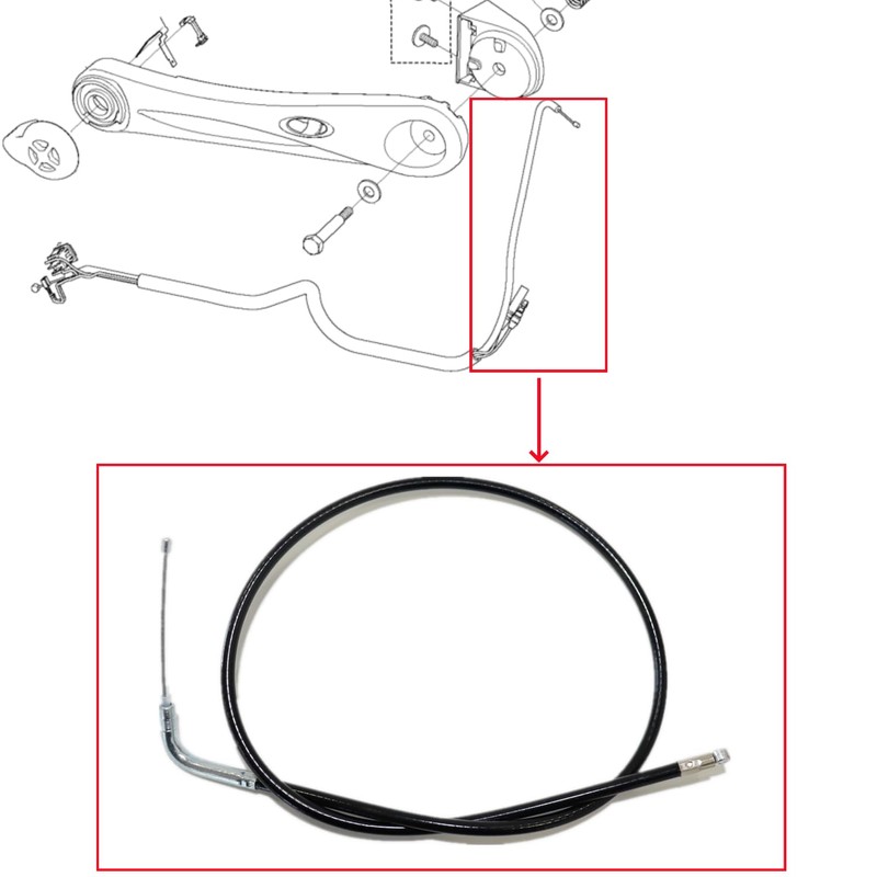 Arpisziv EBZ7500 EBZ8500 Throttle Cable Comaptible with RedMax Leaf Blowers