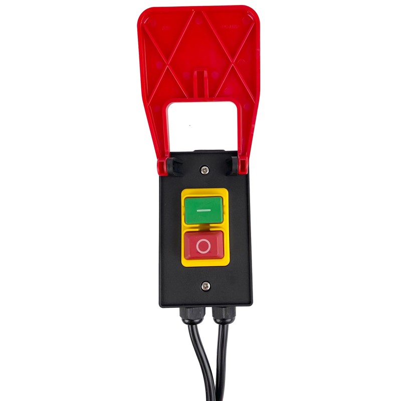 WELDINGER Emergency Stop Switch for Machines Machine Switch with Socket