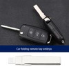ECSiNG Pack of 10 Flip Remote Control Key Blade Car