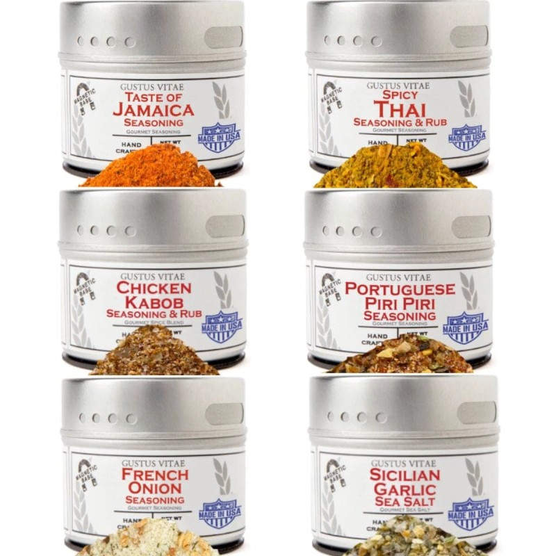 Gustav Vitae Global Chicken Air Fryer Seasoning Set - Artisanal