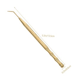 Baluue 2pcs Eyebrow Curling Tools Lash Lift Rods Kit Eyelash Lifting Stick Lash Lift Supplies Eyelash Lifting Tool Eyelash Extension Tool Eyelash Curling Tools Golden Stainless Steel