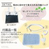 VIVEL Women's Pain Bag, Small, Mini, Pushing Bag, Transparent Pocket,