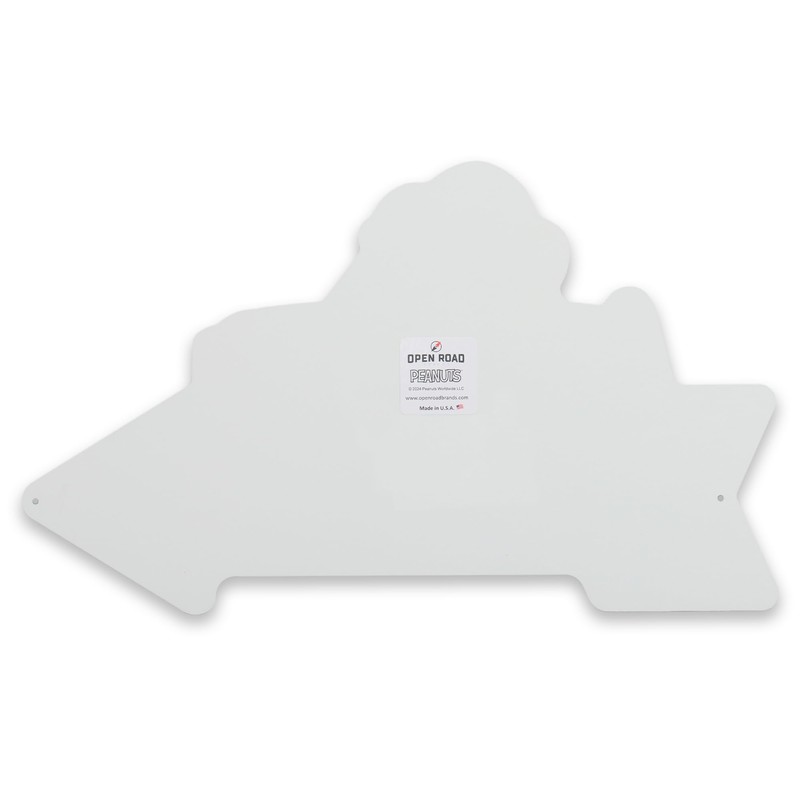 Peanuts Snoopy's Garage Arrow Metal Sign - Fun Peanuts Wall