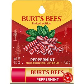 Burt's Bees - Bálsamo labial en blíster de menta, unisex, 0.15 onzas