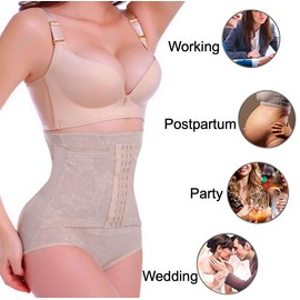ShaperQueen1010 Tummy Control Shapewear for Women – High Waist Compression Body Shaper, Girdle Waist Cincher for Women (XL, Nude)