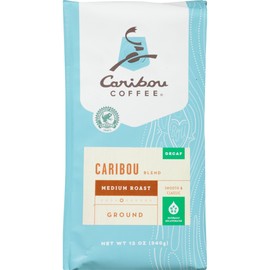 Caribou Coffee Blend Decaf Ground, 12 Ounce