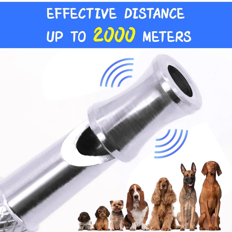 YANINEE Pack of 2 Whistles Dog Whistle Rütter Recall High