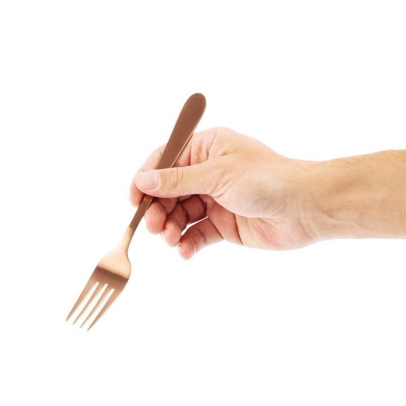 Olympia Cyprium HC342 Table Fork, Copper