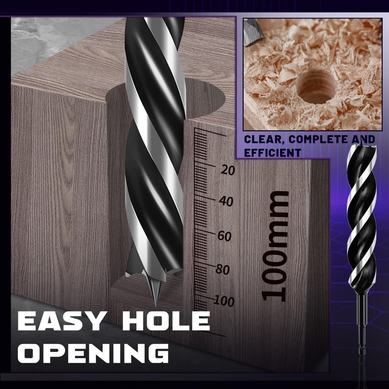 NCTNCX 23 x 300 mm Auger Drill, Wood Drill Bit