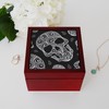 CafePress Skulls Memory Keepsake Jewelry Box, 5"x5"x3.75"