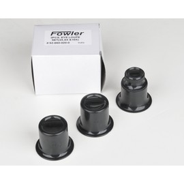 Fowler 52-660-020-0, 3-Piece Loupe Set with 2X, 5X, and 10x Magnification