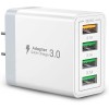 Enchufe Usb Clavija48w Carga Rápida3.0 4puertos Para Celular