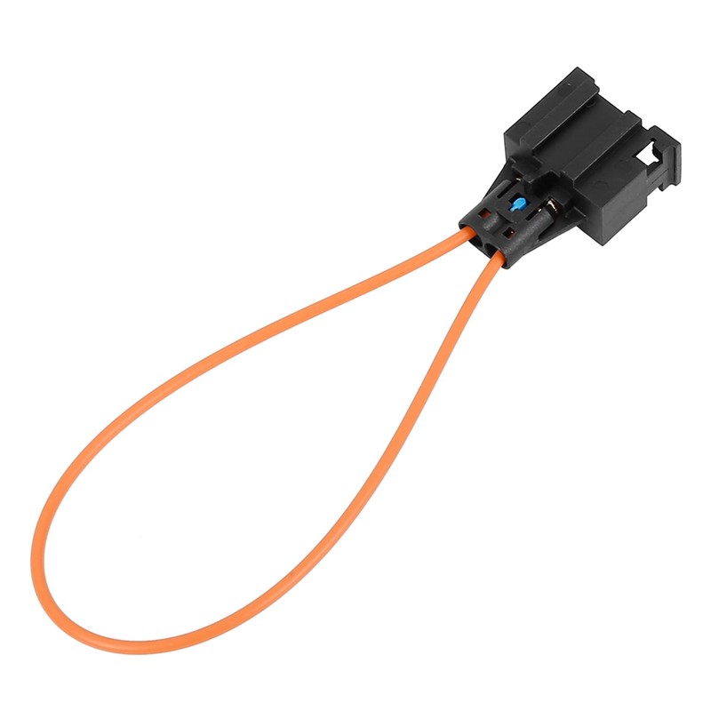 X AUTOHAUX Automobile Fiber Optical Optic Loop Cable Bypass Connector