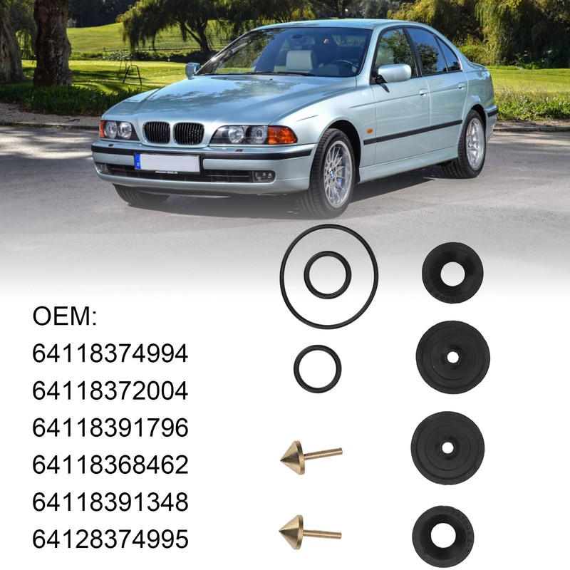 Heater Control Valve Repair Set 64118391348 Replacement for 5 Series