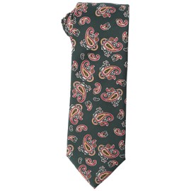 An meets zakka R onesize retro pattern variation satin wide necktie, R