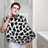Athjunss Cow Beard Bib Apron, Beard Hair Catcher For Men