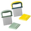 Crinkle Cutter，Stainless Steel Wave Cutter Vegetable Chip Cutter Crinkle Fry