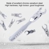 Flexible Head Wrench Kit, Replaceable Wrench Set 180 Degree Rotating