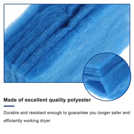 Dryer Filter Replacement Part - Compatible with Better Vent Indoor Dryer Vent (Pack of 12)