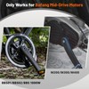 BAFANG E-Bike Crank Arm Aluminium Alloy Left Single Chain Crank