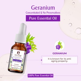 Passion Indulge Geranium Essential Oil - 10 ml 100% Pure