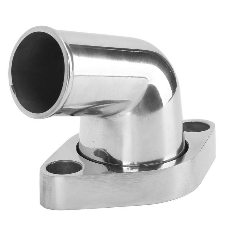 Water Neck Thermostat Housing 8459BK 15° Swivel Silver Thermostat Housing