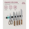 VASAGLE Bakers Rack with Magnetic Knife Holder, Paper Holder, Wire