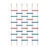 Innovative Rainbow Kids' Wooden Rope Ladder - 3/4/5-Group Connectivity, 14-Inch