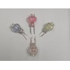 【B197】Mixes of six different fancy beads including square beads, round