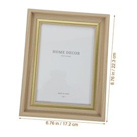 Ciieeo Wooden Photo Frame Desktop Display Stand Stable Home Office Picture Display Frame for Photos Natural Wood Material with Fine Workmanship for Memories and Decorations