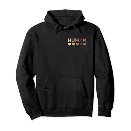 All-Inclusive Hearts for BLM Racial Justice & Human Equality Pullover Hoodie