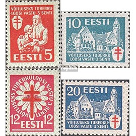 Estonia 102-105 (complete.issue.) fine used/cancelled 1933 Tuberculosis (Stamps for collectors) Health