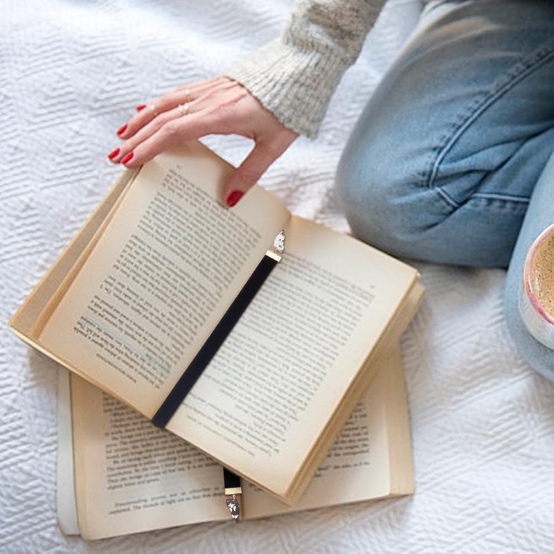 FREEBLOSS 6Pcs Cat Ribbon Bookmarks Bible Ribbons Cat Book Marks