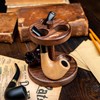 Dr Watson Wooden Pipe Stand for 3 Smoking Pipes -