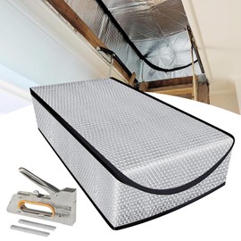 Storystore Attic Door Insulation Cover 25" x 54" x 11"- Energy Saving Attic Stairs Insulation Cover - Attic Tent With Zipper-Fire Proof Attic Cover Stairway Insulator (Attic Cover + Installation Tool)
