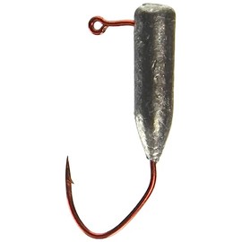 Arkie Lures RSTIH-14-100 Tube Insert Jig Heads- Red Sickle Style Hook- 1/4 oz- 100 Pack